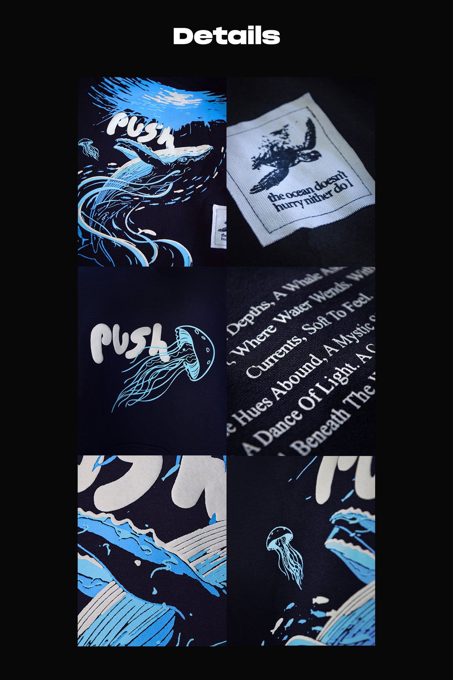 Push the Tide – Heavyweight Oversized Hoodie