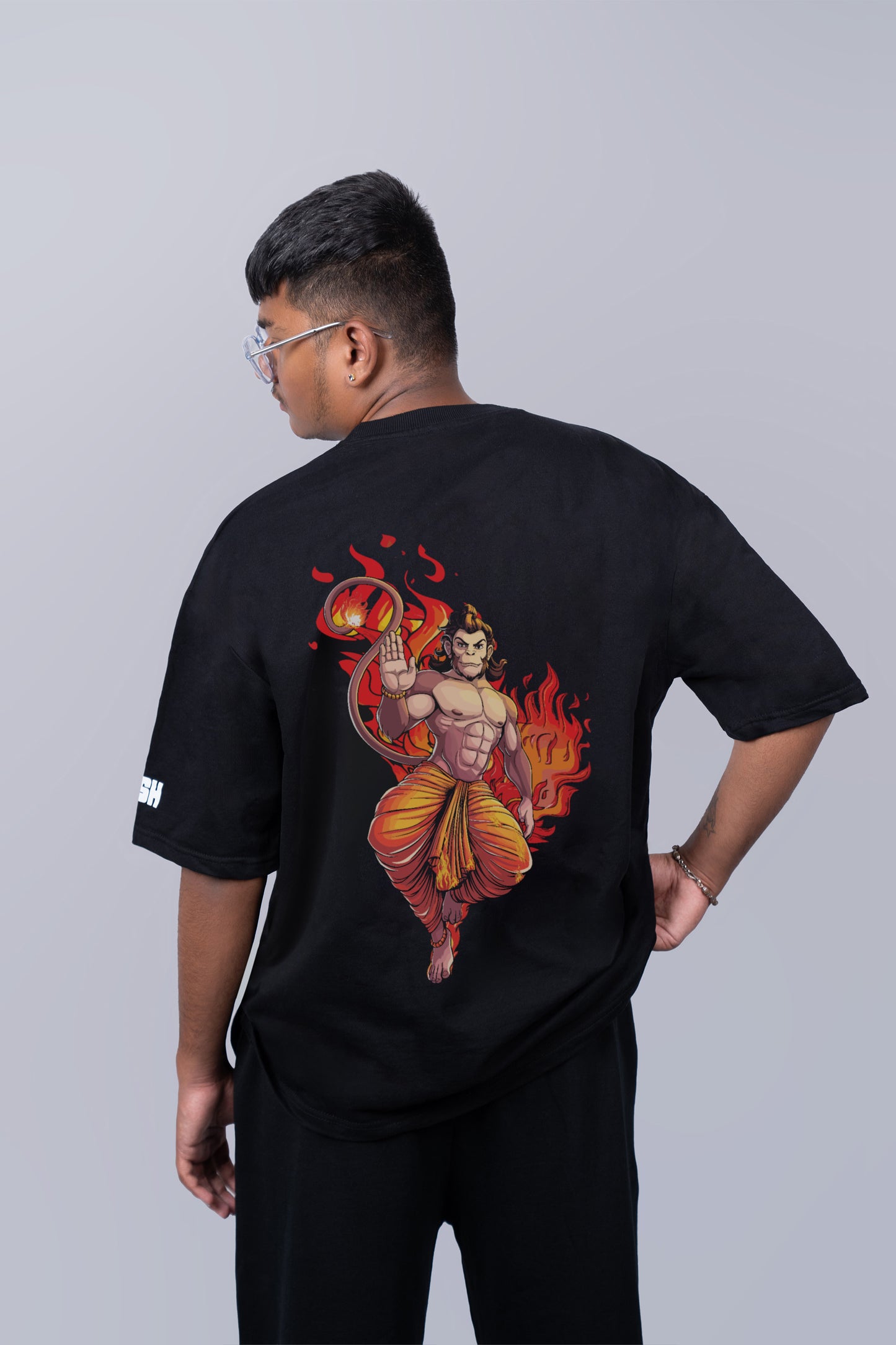Divine Warrior Hanuman Oversized Tee