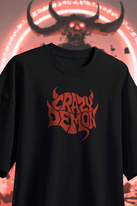 Crazy Demon Oversized T-Shirt
