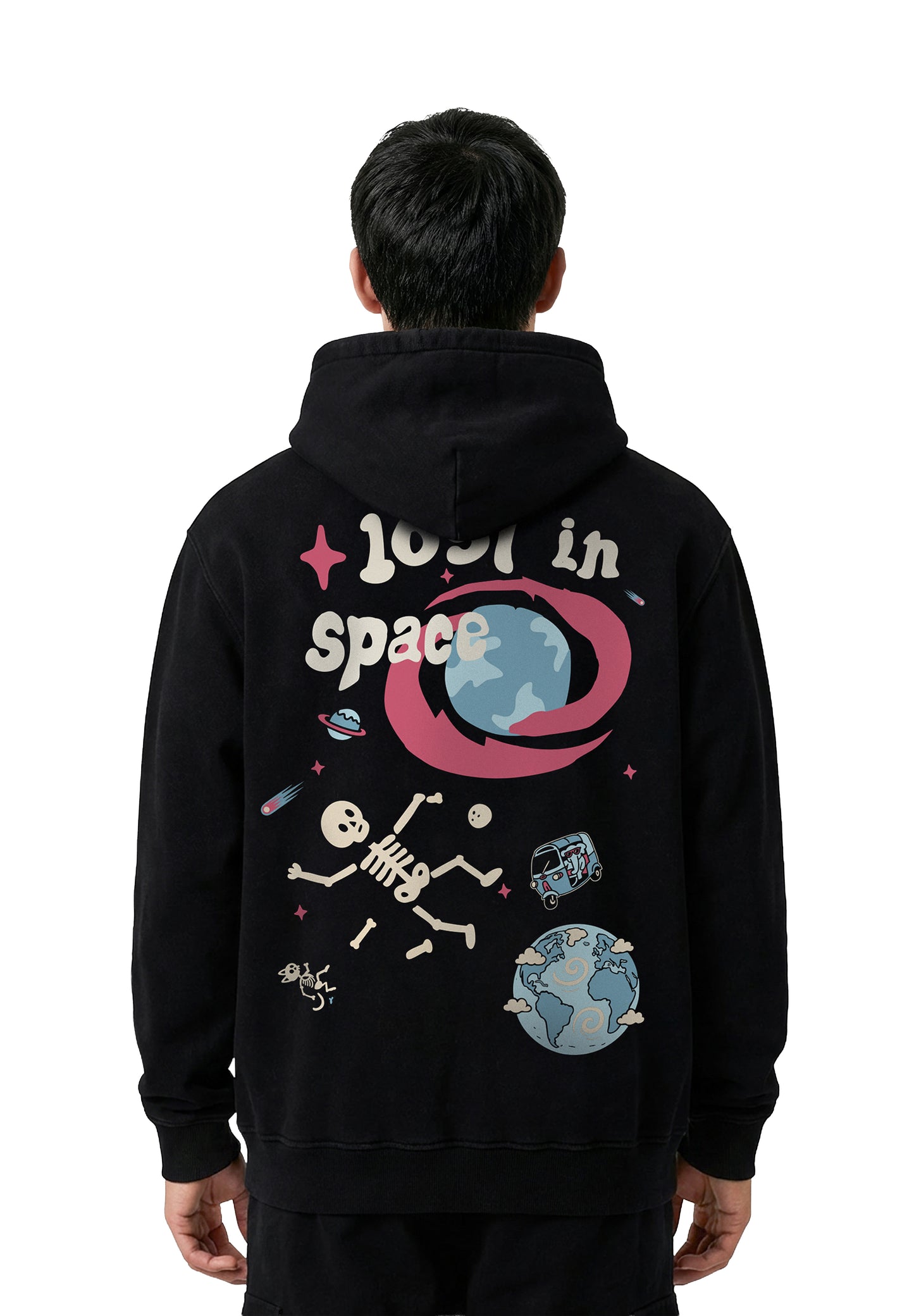 Cosmic Skeleton Oversized Hoodie