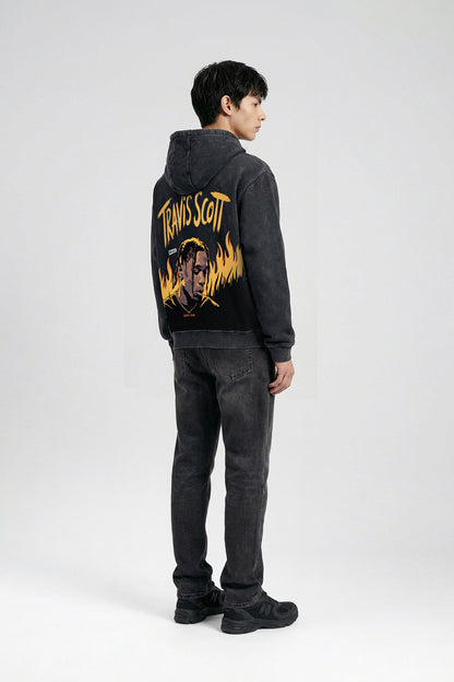 Highest In The Room – Vintage Acid-Wash Heavyweight Oversized Hoodie