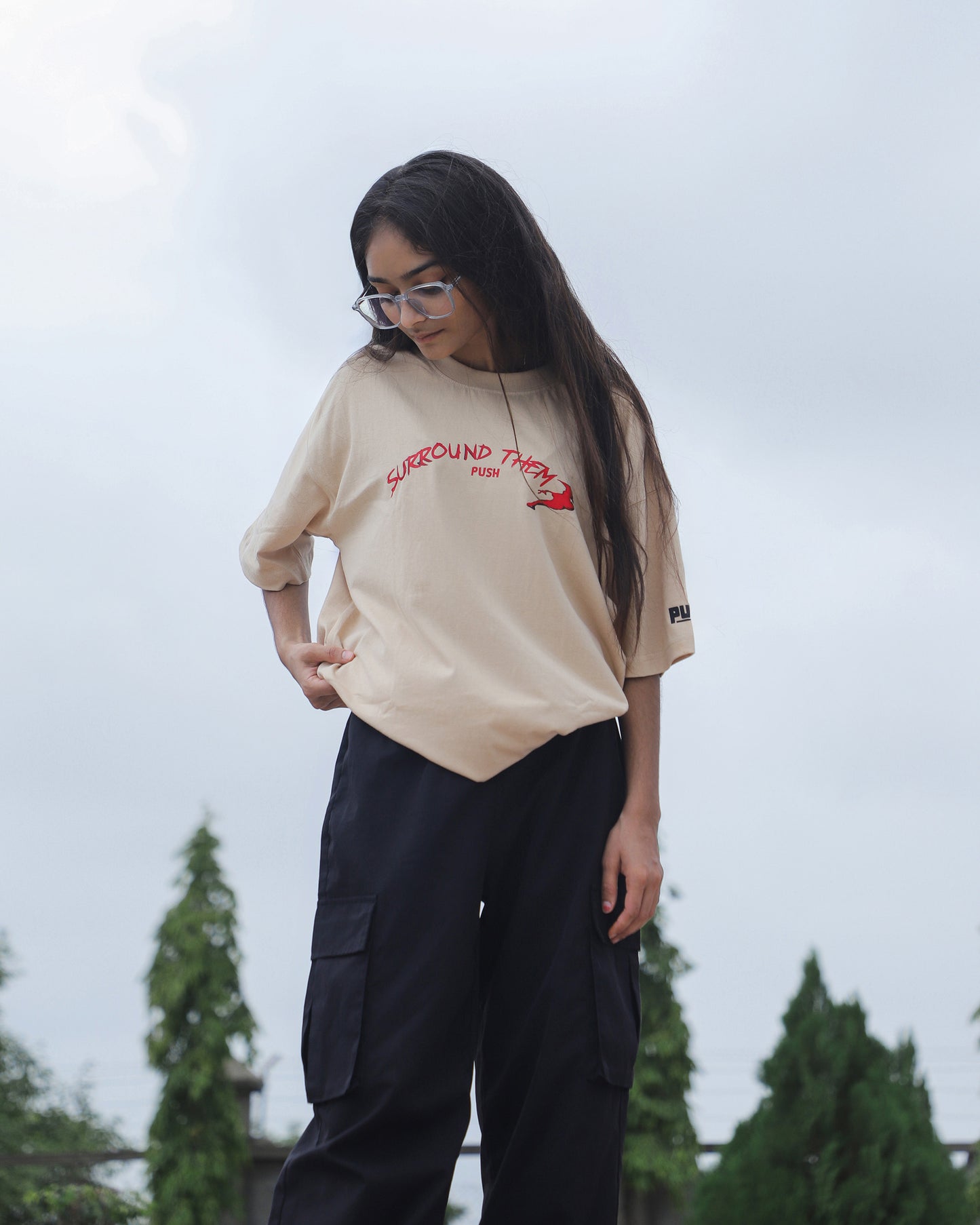 Surround Them Oversized T-Shirt