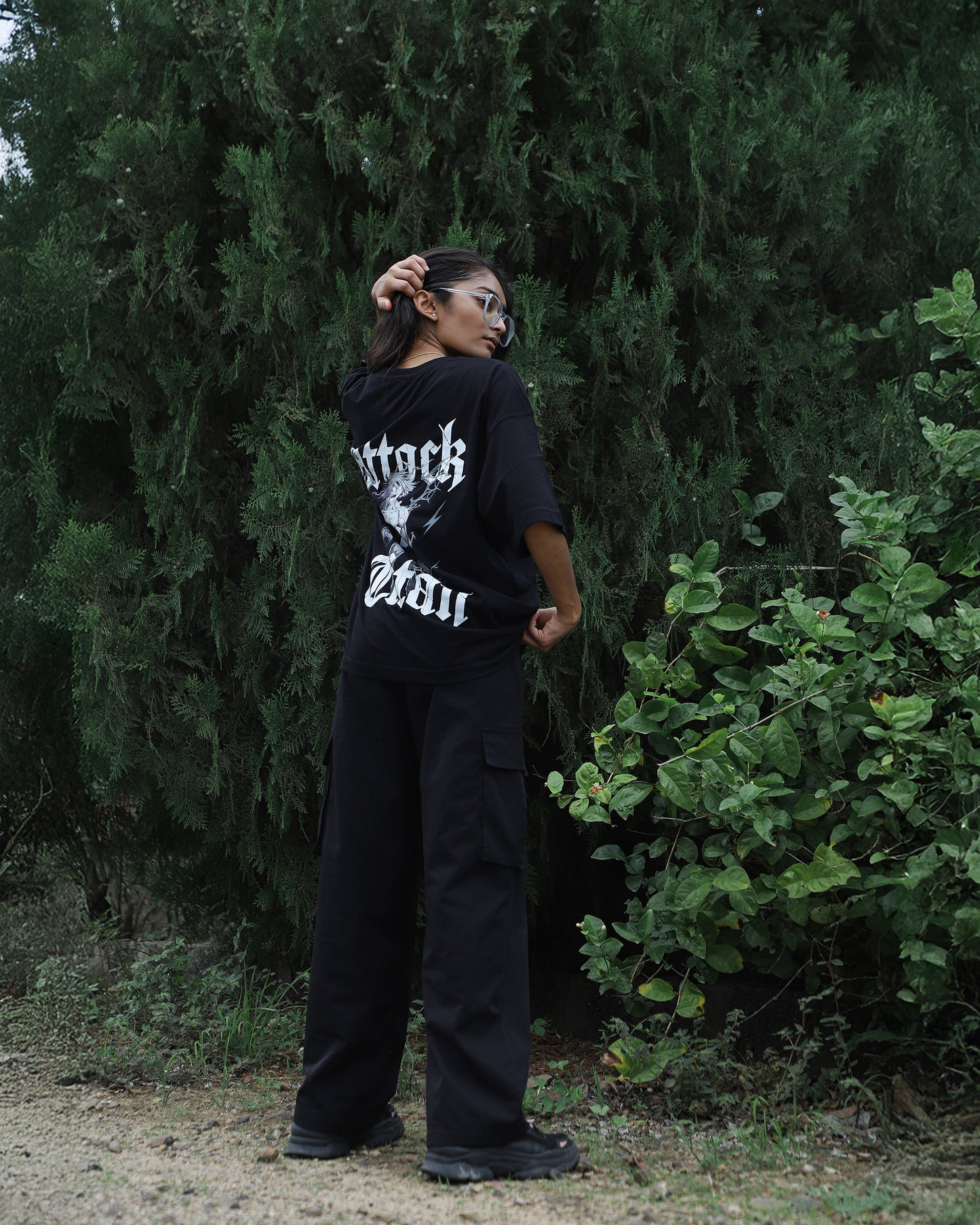 "Eren Yeager" Attack on Titan Oversized T-Shirt