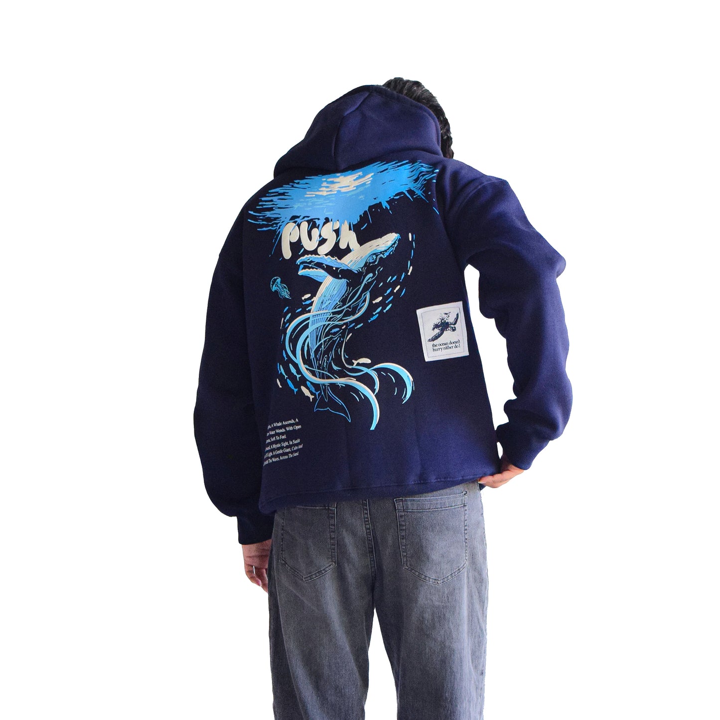 Push the Tide – Heavyweight Oversized Hoodie