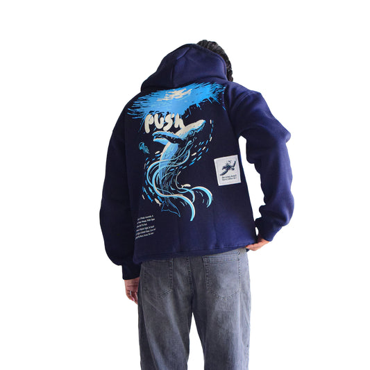 Push the Tide – Heavyweight Oversized Hoodie
