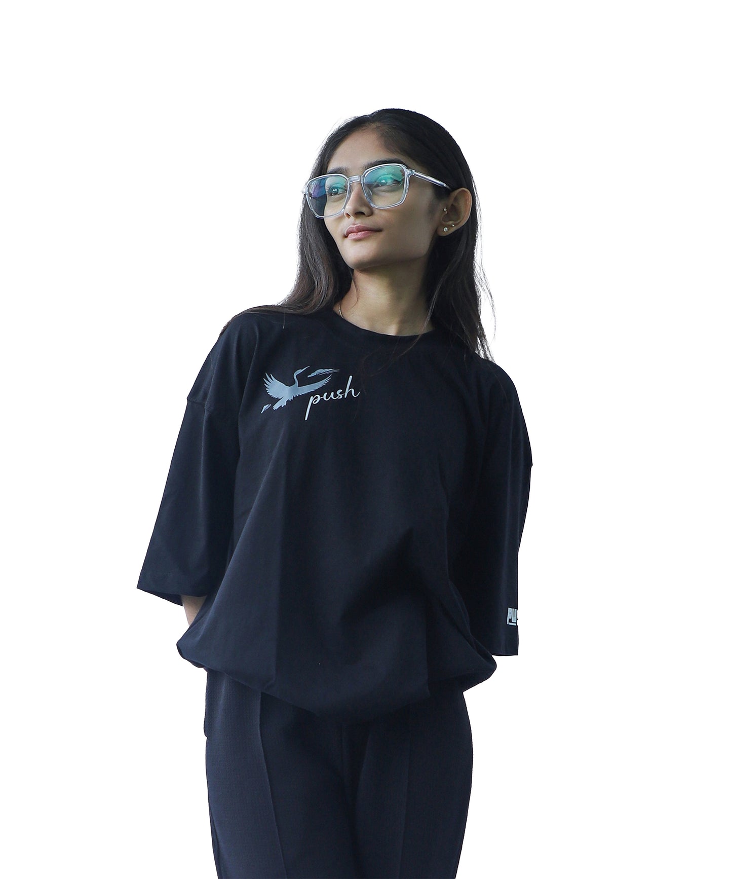 Sakura Wave Oversized T-Shirt