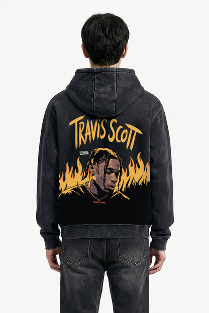 Highest In The Room – Vintage Acid-Wash Heavyweight Oversized Hoodie