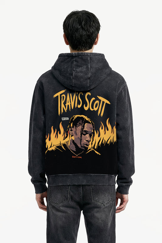 Highest In The Room – Vintage Acid-Wash Heavyweight Oversized Hoodie