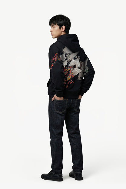 Blossom Wings Oversized Hoodie