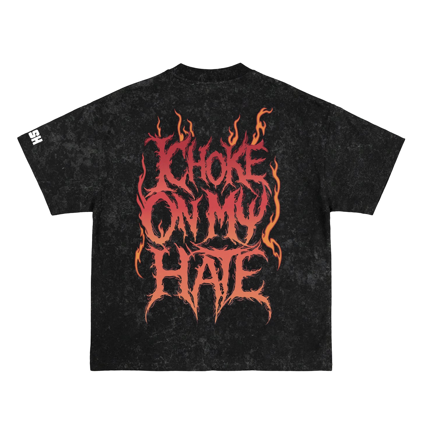 Choke on My Hate Acid Wash Oversized T-Shirt