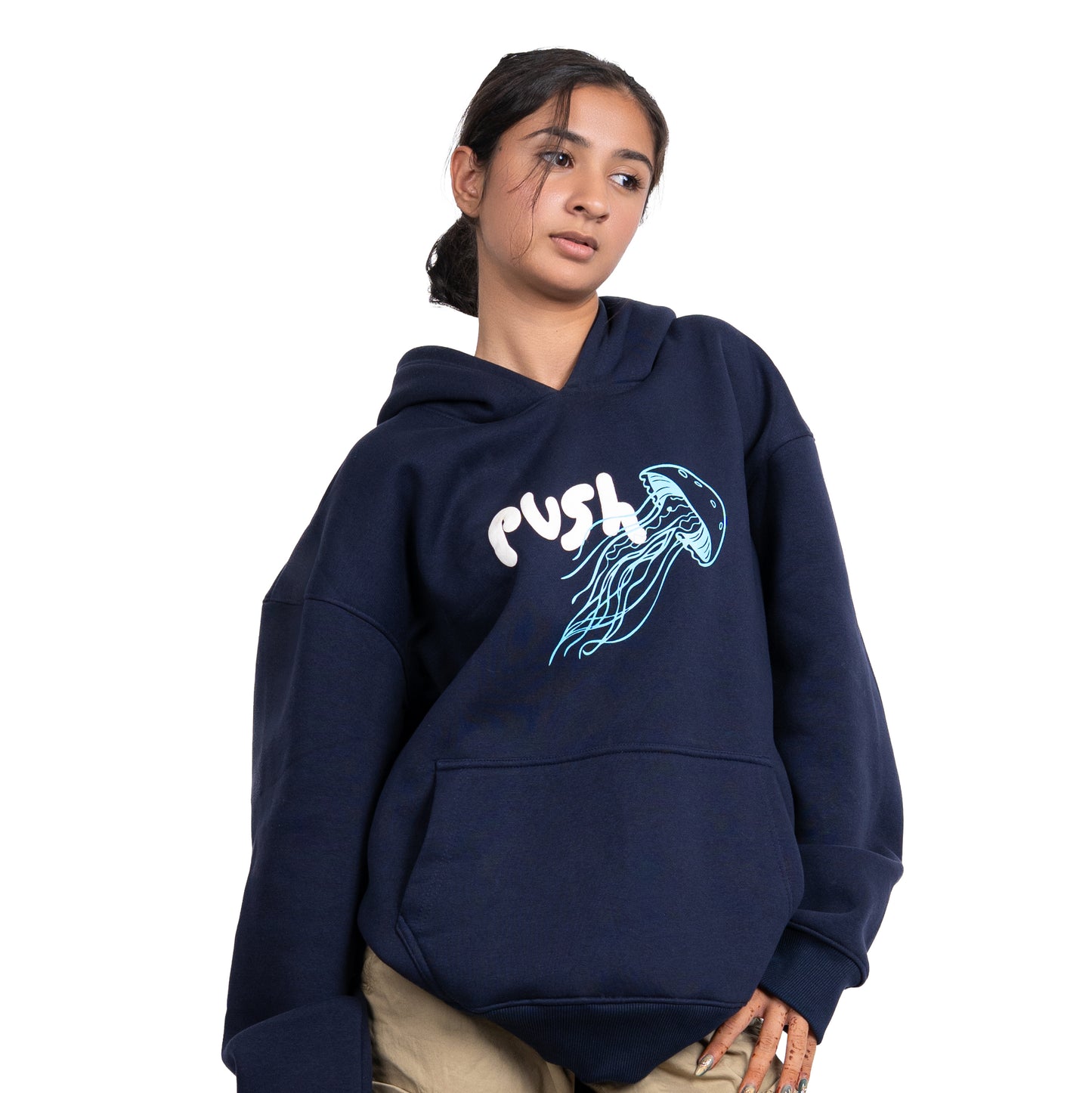 Push the Tide – Heavyweight Oversized Hoodie