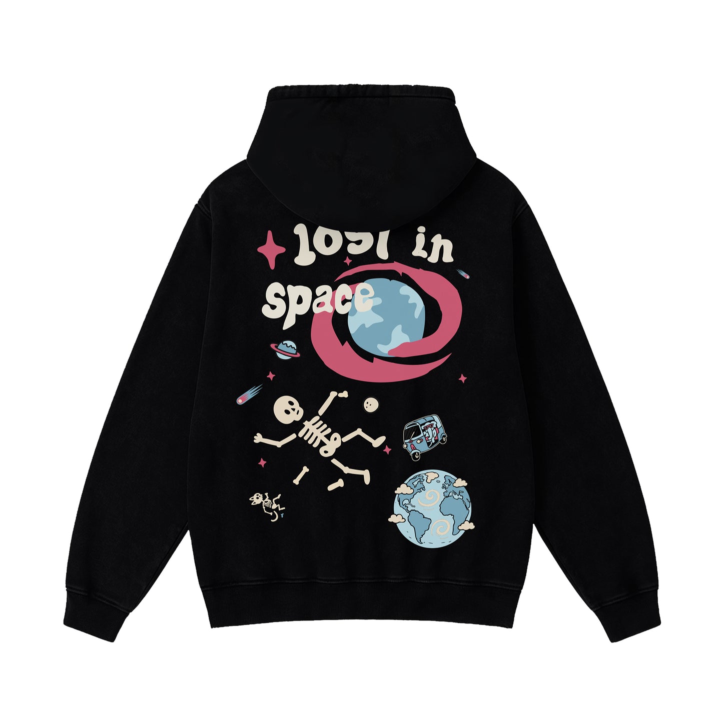 Cosmic Skeleton Oversized Hoodie