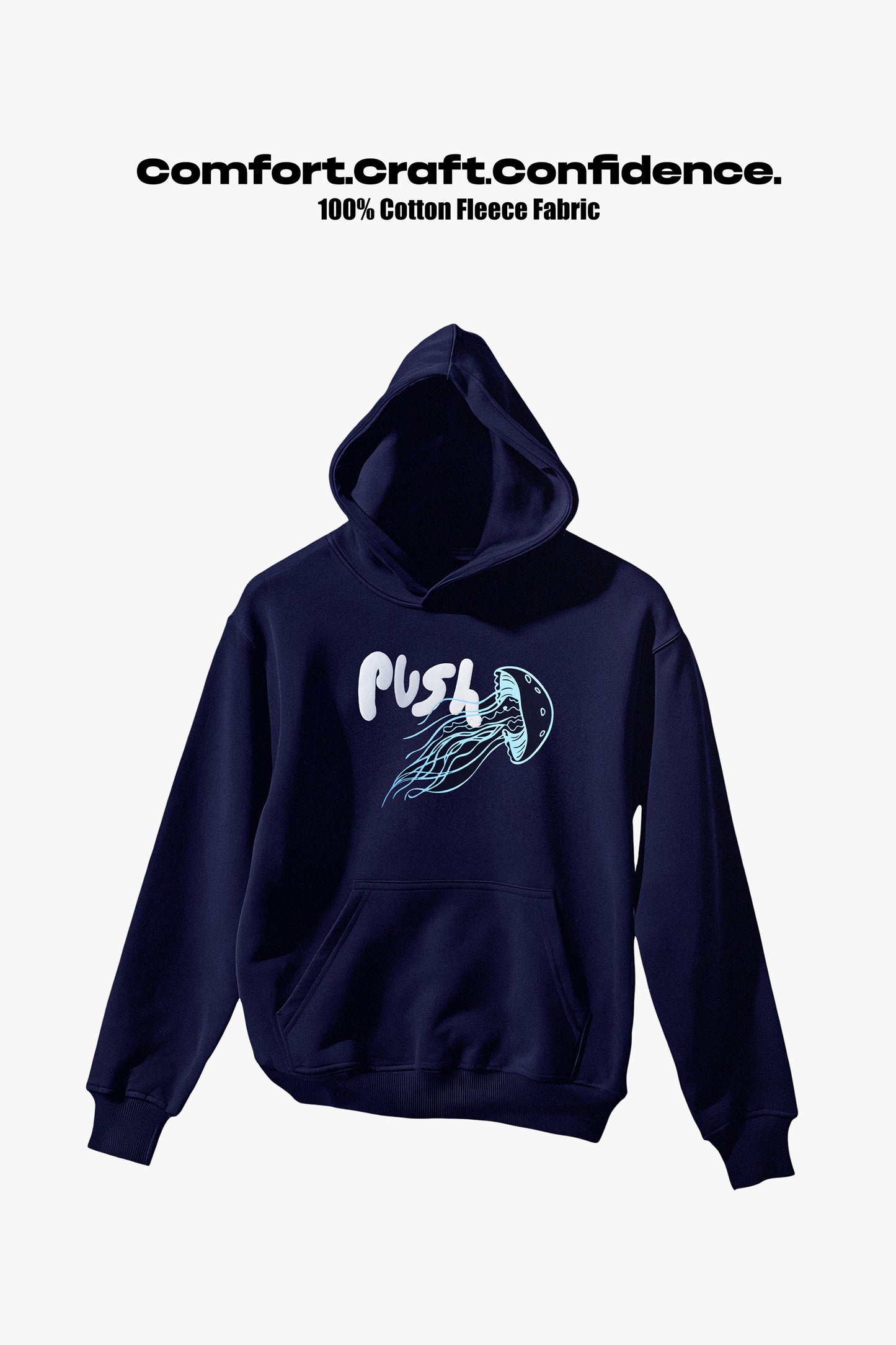 Push the Tide – Heavyweight Oversized Hoodie
