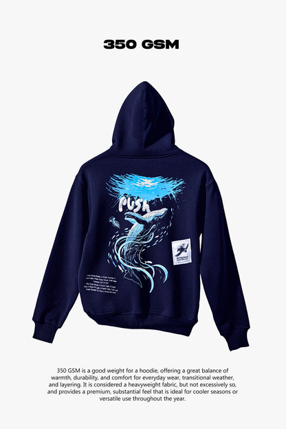 Push the Tide – Heavyweight Oversized Hoodie