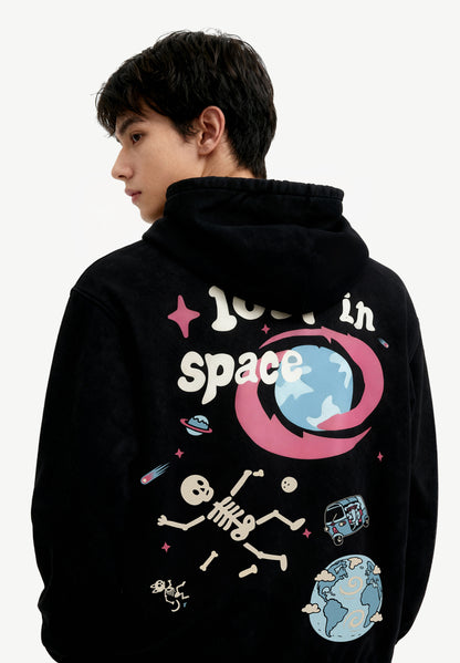 Cosmic Skeleton Oversized Hoodie