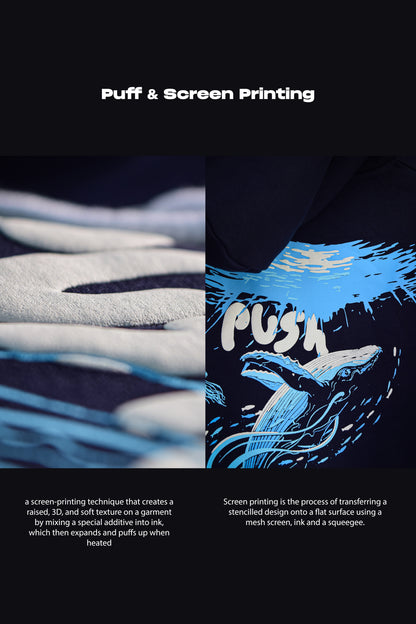 Push the Tide – Heavyweight Oversized Hoodie