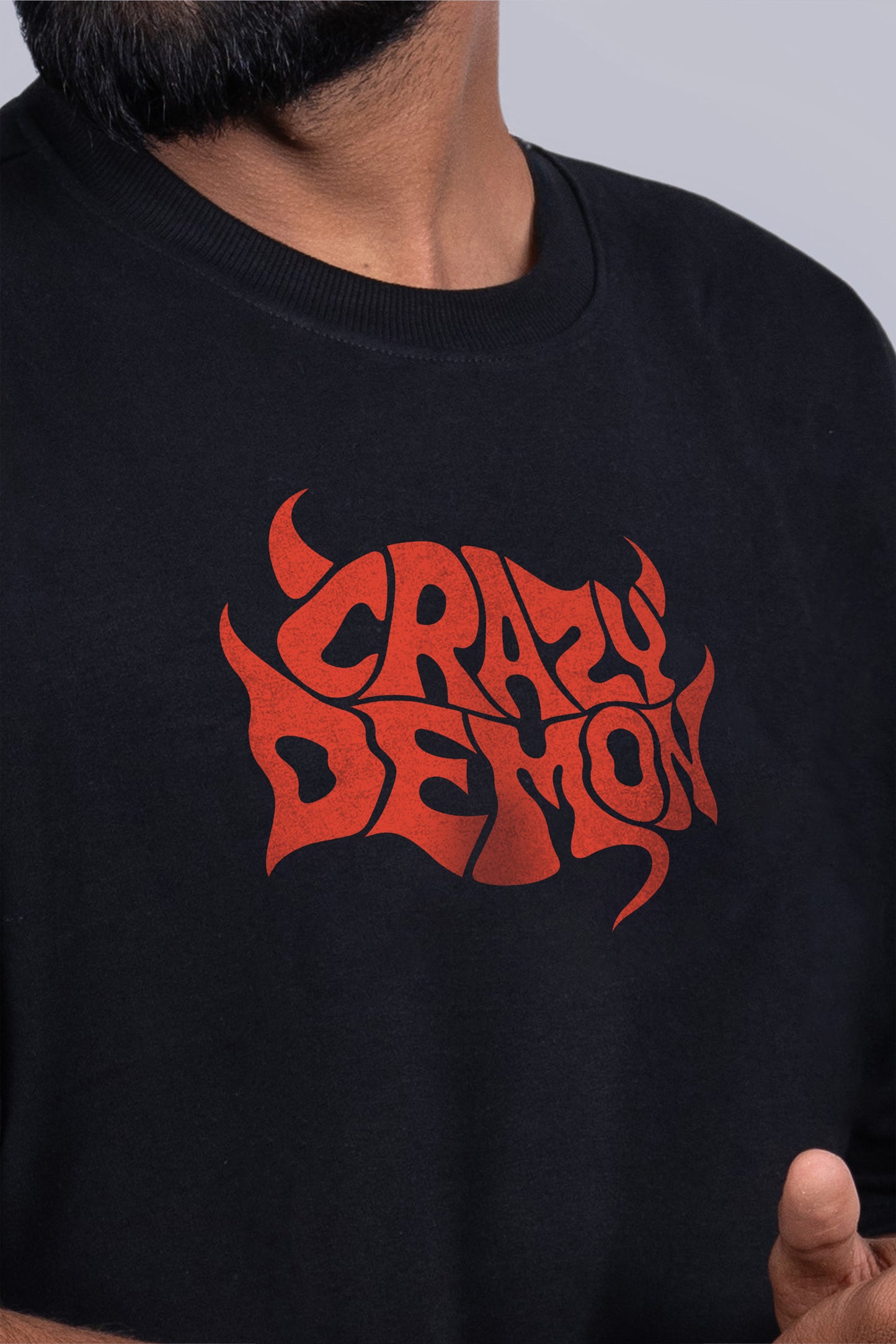 Crazy Demon Oversized T-Shirt