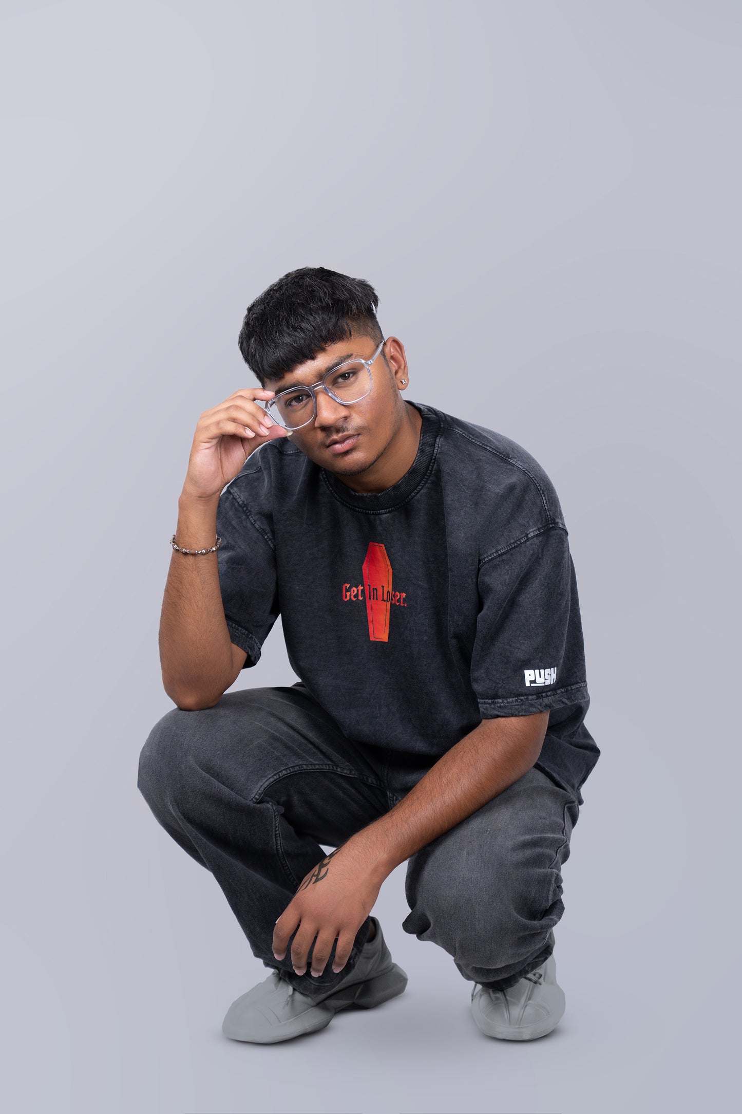 Choke on My Hate Acid Wash Oversized T-Shirt