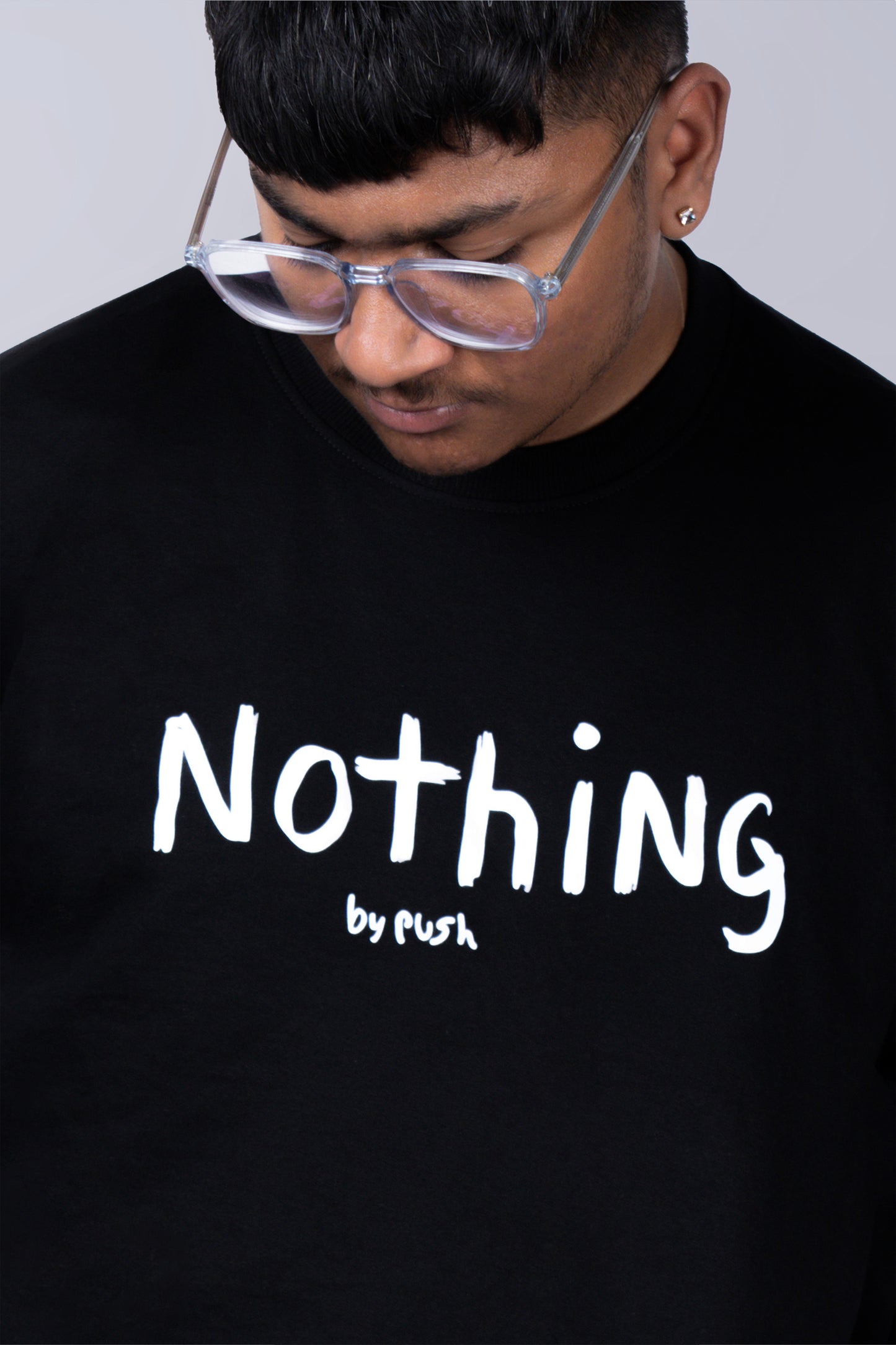 "Nothing"-Minimalist Oversized T-Shirt