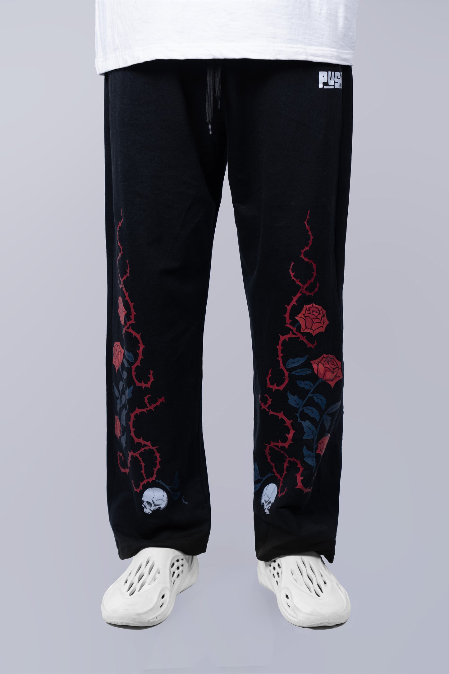Dark Rose Unisex Baggy Pants