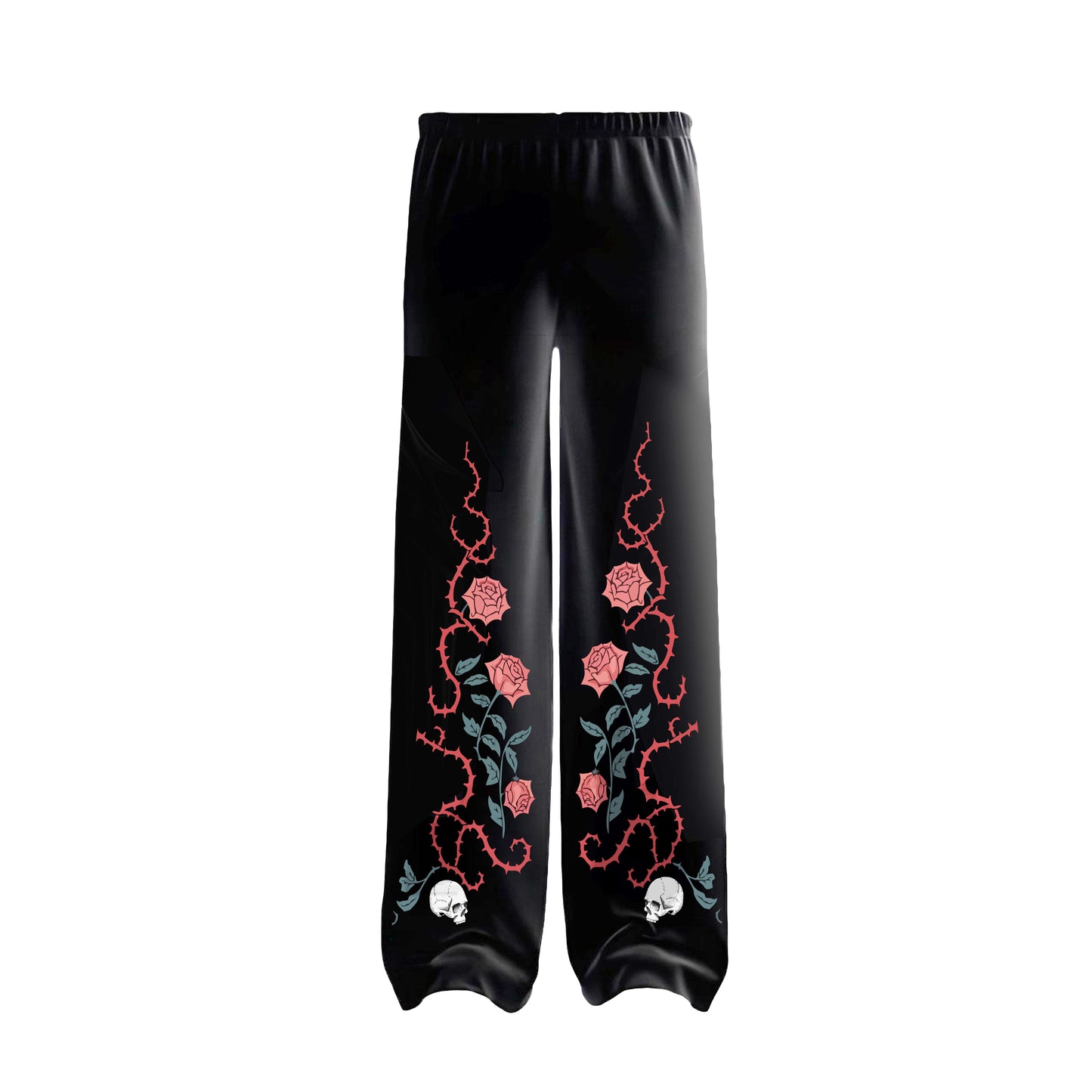 Dark Rose Unisex Baggy Pants