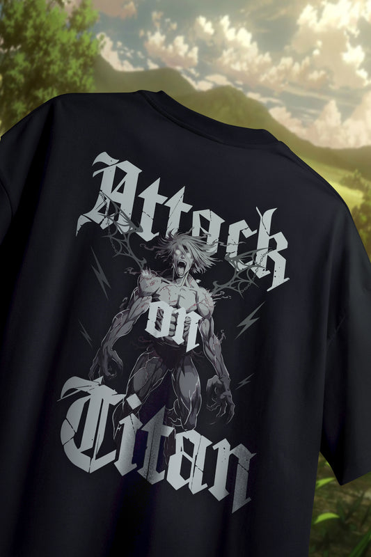 "Eren Yeager" Attack on Titan Oversized T-Shirt