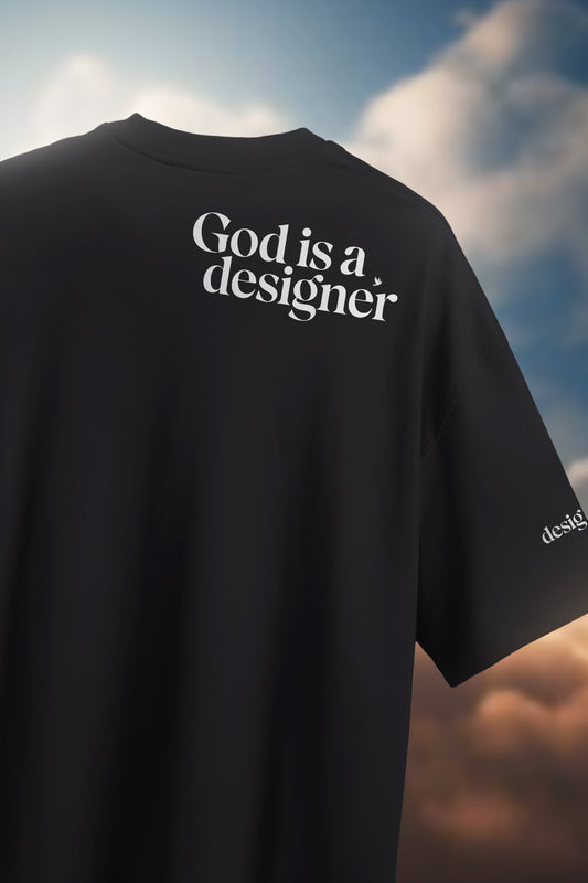 God Is a Designer Oversized T-Shirt