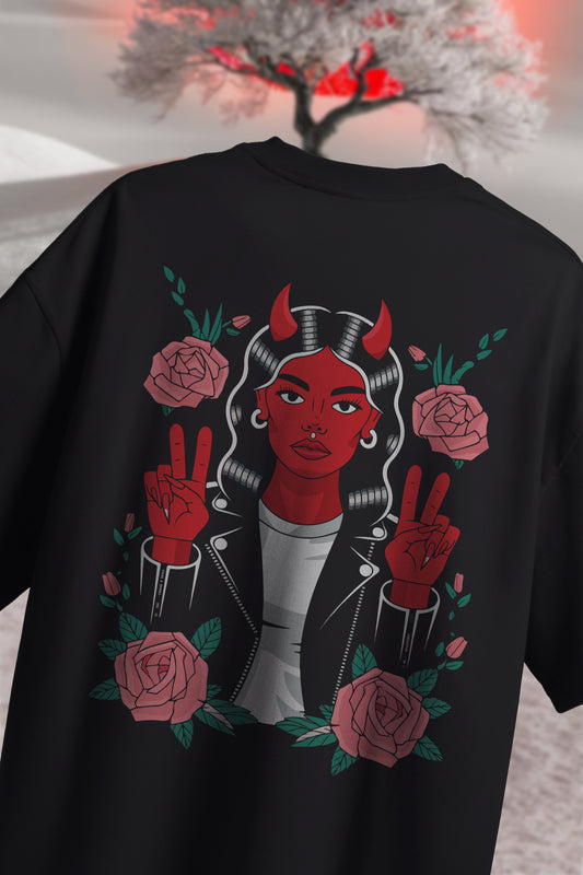 The Devil in the Details – Angie Oversized T-Shirt