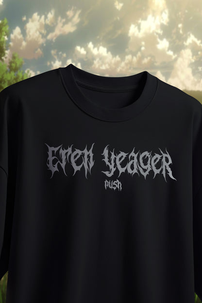 "Eren Yeager" Attack on Titan Oversized T-Shirt