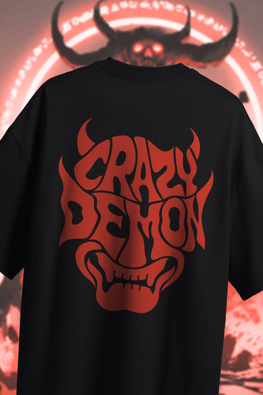 Crazy Demon Oversized T-Shirt