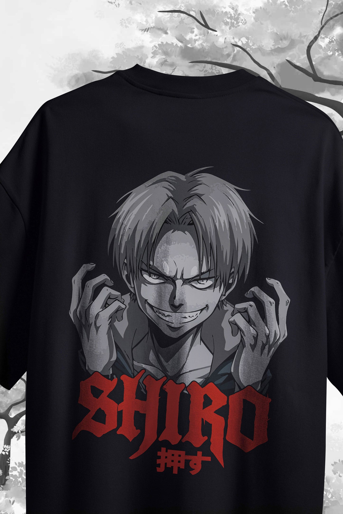 "Shiro" Oversized Anime T-Shirt