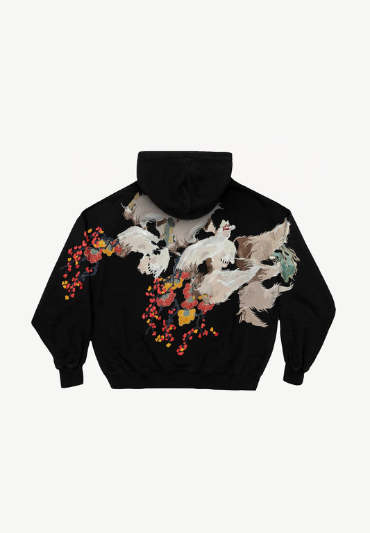 Blossom Wings Oversized Hoodie