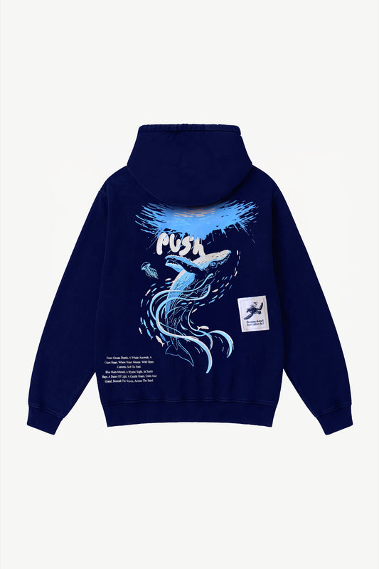 Push the Tide – Heavyweight Oversized Hoodie